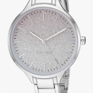 Nine West Glittering Silver Women's Watch